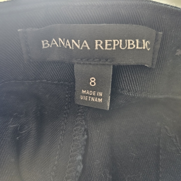 Banana Republic Black Barrel Twill Lace Up Pants - Picture 13 of 15